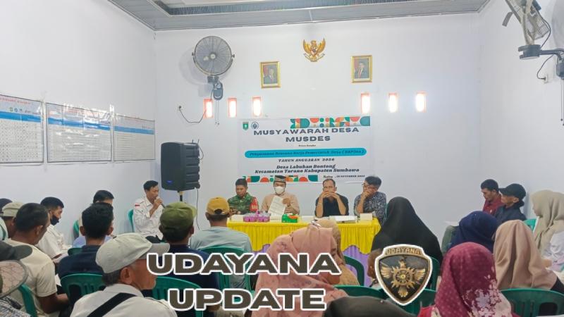 Perkuat Pembangunan Desa, Babinsa Sertu Arifudin Ikut Bahas RKPDes 2026
