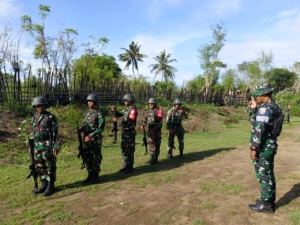 Latihan Menembak Hari Ke-2 Kodim 1628/KSB Berjalan Lancar, Kasdim Tekankan Disiplin dan Zero Accident