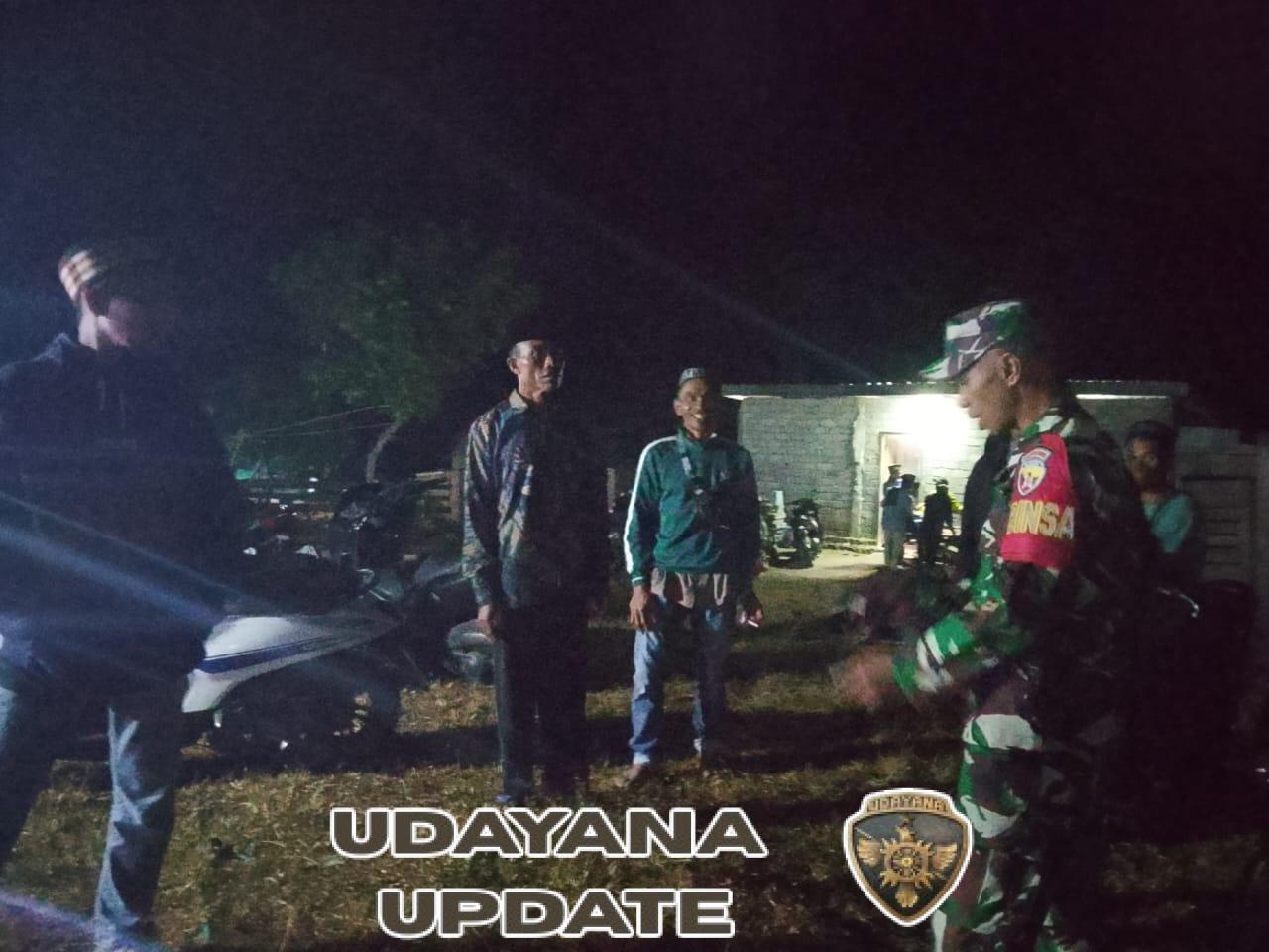 Babinsa Kadindi Barat Lakukan Ronda Humanis, Warga Bukit Mente Sambut Antusias