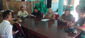 Babinsa Desa Seran Koptu Agus Sugeng Prayitno Pimpin Komsos dan Rakor Bahas Bantuan Gizi Anak Stunting di Seteluk