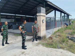 Dandim 1611/Badung Tinjau Pembangunan Koperasi Merah Putih di Sempidi, Pastikan Kualitas Terjaga