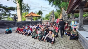 Koramil 1609-07/Busungbiu Hadir dan Dukung Penuh Gerakan Buleleng Bersih Sampah Plastik Dirangkaikan dengan HUT PGRI ke-80