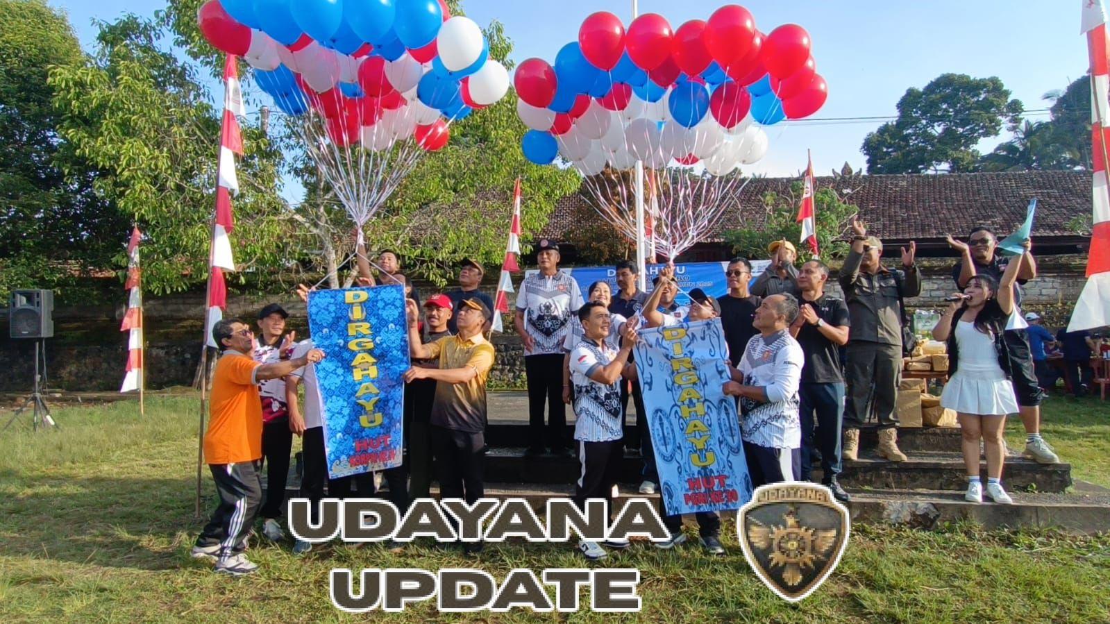 Bati Tuud Koramil 1623-03/Rendang Dukung Peringatan HUT KORPRI dan PGRI Melalui Jalan Santai di Lapangan Werdhi Yowana.