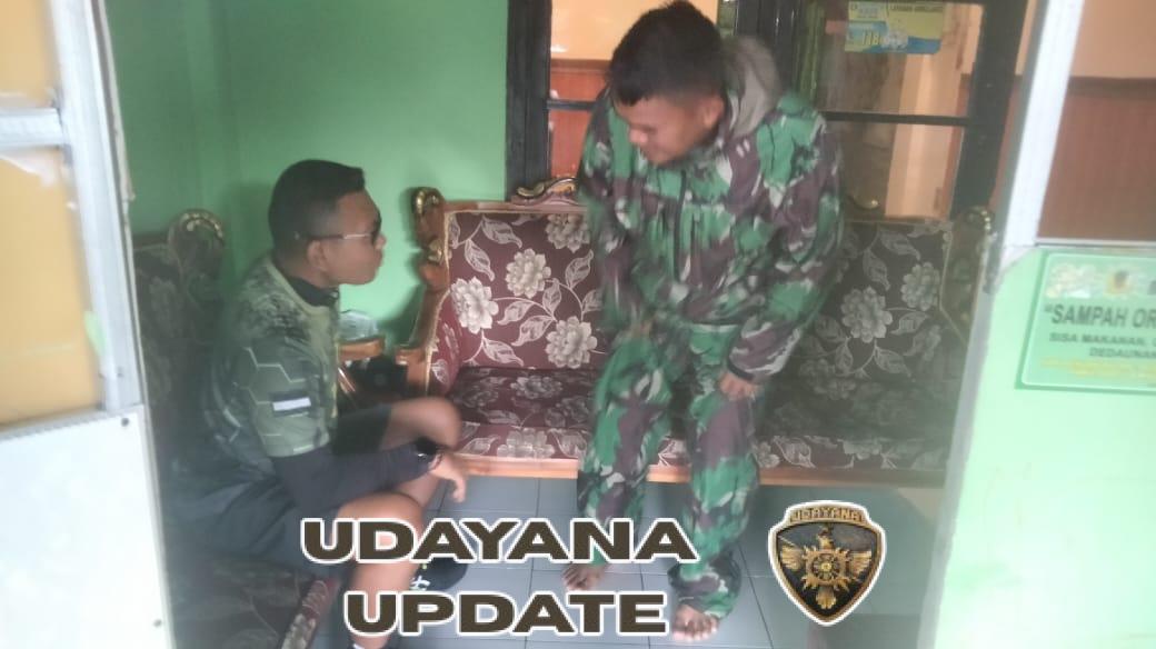 Dandim Klungkung Jenguk Anggota Sakit Beri Semangat Pulih Kembali