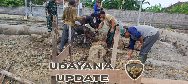 Semangat, Kodim Klungkung Terus Gempur Pembangunan KDKMP Di Desa Jumpai