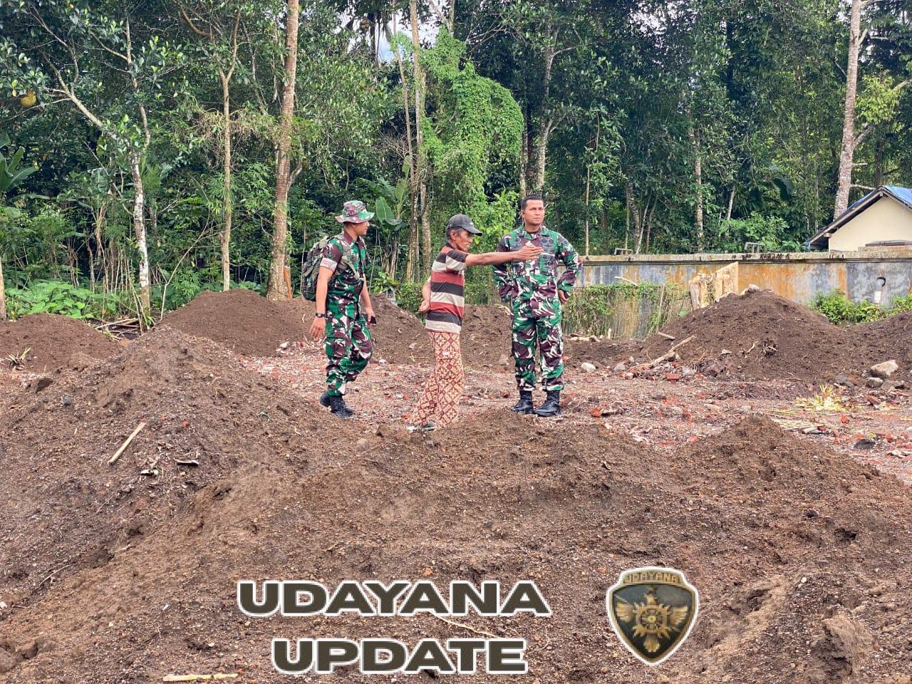 Dandim 1623/Karangasem tinjau langsung lokasi pembangunan Koperasi Desa/Kelurahan merah putih.