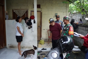 Tertibkan Administrasi, bersama Aparat Terkait Desa Sanur Kaja Gelar Sidak Penduduk Non Permanen