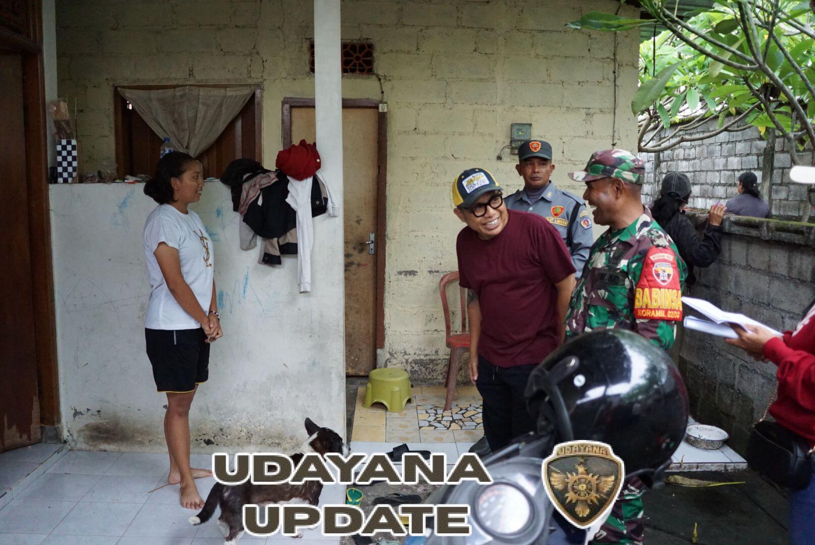 Tertibkan Administrasi, bersama Aparat Terkait Desa Sanur Kaja Gelar Sidak Penduduk Non Permanen