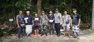 Babinsa Sayan Dukung Kreativitas Pemuda Lewat Pengamanan Lomba Mancing Air Deras