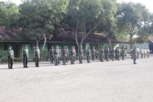 Gelar Upacara Bendera Hari Senin, Kodim Belu Amalkan Santi Aji Pada Setiap Prajurit TNI