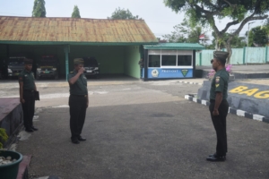 Kodim 1621/TTS Gelar Upacara Bendera Rutin Setiap Senin