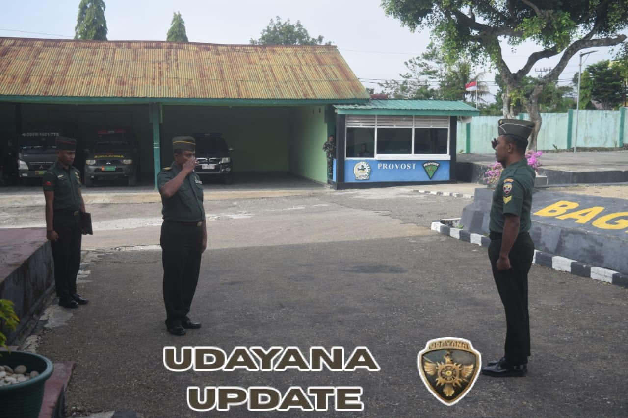 Kodim 1621/TTS Gelar Upacara Bendera Rutin Setiap Senin