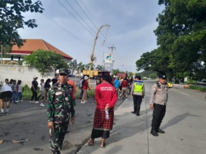 Aparat Gabungan Di Negari Gelar Pengamanan Jalan Sehat Dan Senam Zumba