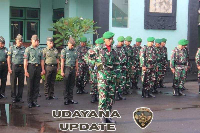 Kodim 1616/Gianyar Gelar Upacara Bendera untuk Perkuat Disiplin dan Nasionalisme Prajurit