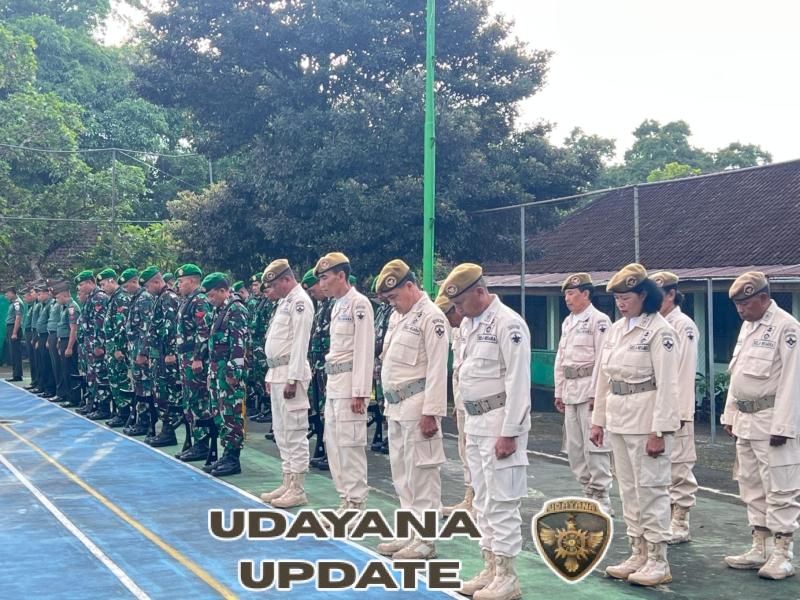 Kodim 1626/Bangli Laksanakan Upacara Pengibaran Bendera, Perkuat Disiplin dan Jiwa Nasionalisme Prajurit