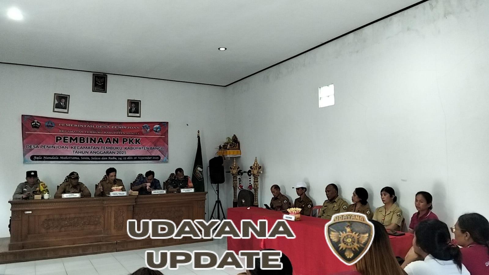 Wujudkan Ketahanan Keluarga, Babinsa Peninjoan Hadiri Pembinaan PKK Desa Peninjoan