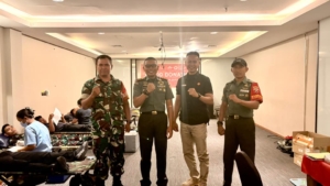 Aksi Sosial, Dandim Klungkung Pimpin Anggota Sumbangkan Darah