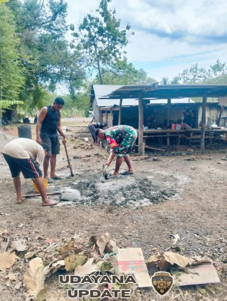 Praka Marianus Salve Salo Laksanakan Komsos di Desa Mego Magepanda