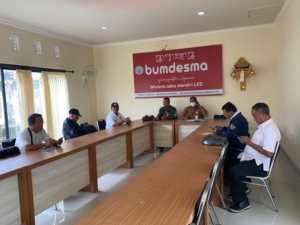 Komsos Dandim 1623/Karangasem bersama Camat Selat dan Bebandem bahas pembangunan Koperasi Desa/Kelurahan merah putih.