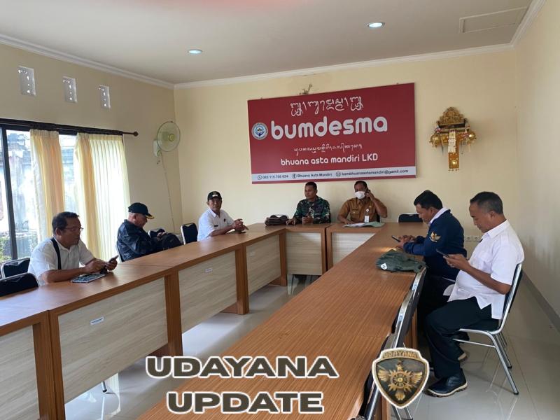 Komsos Dandim 1623/Karangasem bersama Camat Selat dan Bebandem bahas pembangunan Koperasi Desa/Kelurahan merah putih.