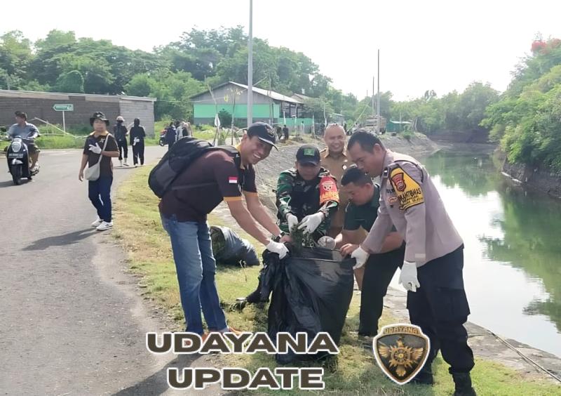 Kolaborasi Lintas Sektor di Serangan, Rehabilitasi Lahan dengan Aksi Bersih dan Penanaman Pohon