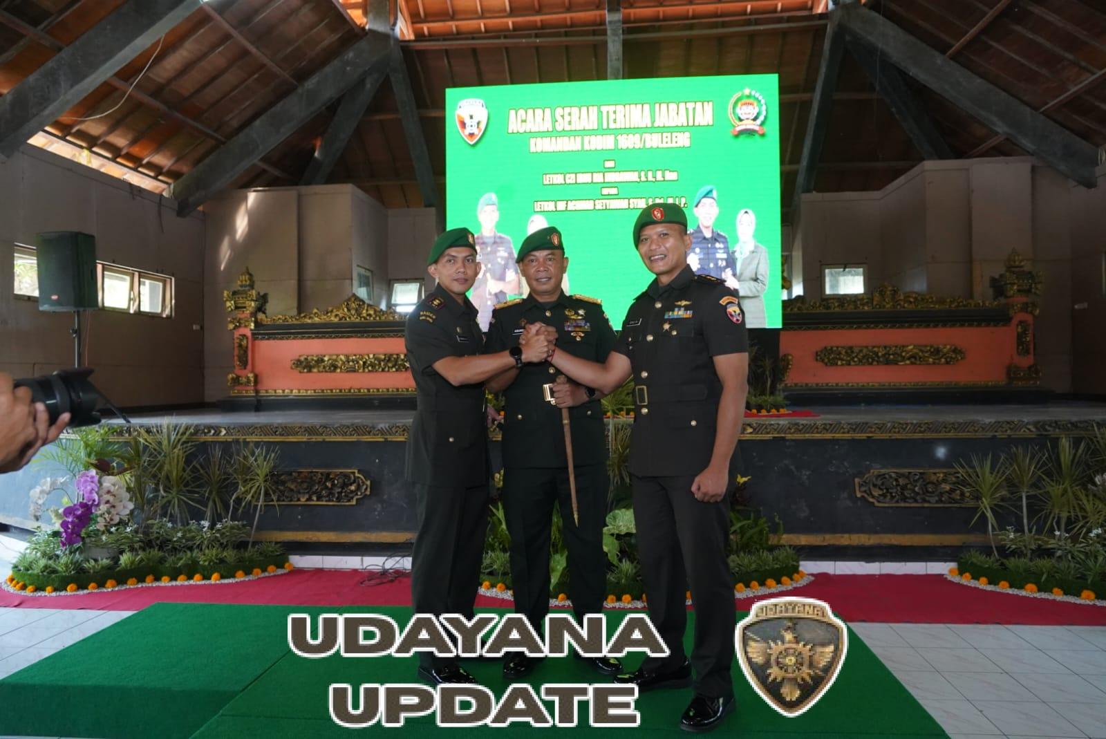 Danrem 163/Wira Satya Pimpin Sertijab Dandim 1609/Buleleng