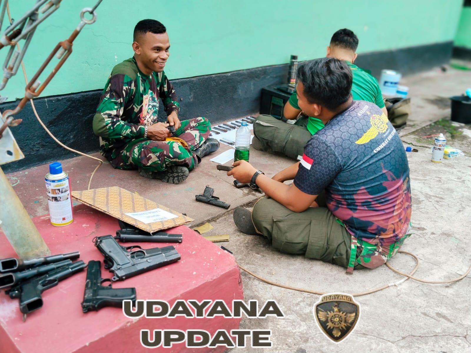 Tim Harpal Denpal IX/3 Singaraja Gelar Harwat Alutsista Di Kodim Klungkung