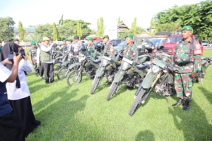 Perkuat Mitigasi, Kodim 1607/Sumbawa Ikuti Apel Siaga Bencana Dipimpin Sekda