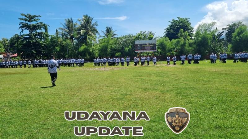 Danramil Kewapante Hadiri Upacara Hari Guru Nasional dan HUT PGRI ke-80 di Mako Brimob