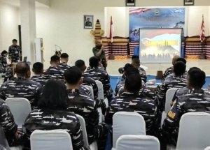 Danramil Denpasar Timur Jadi Narasumber Penataran Katpuan Ter TNI AL, Tingkatkan Kemampuan Teritorial