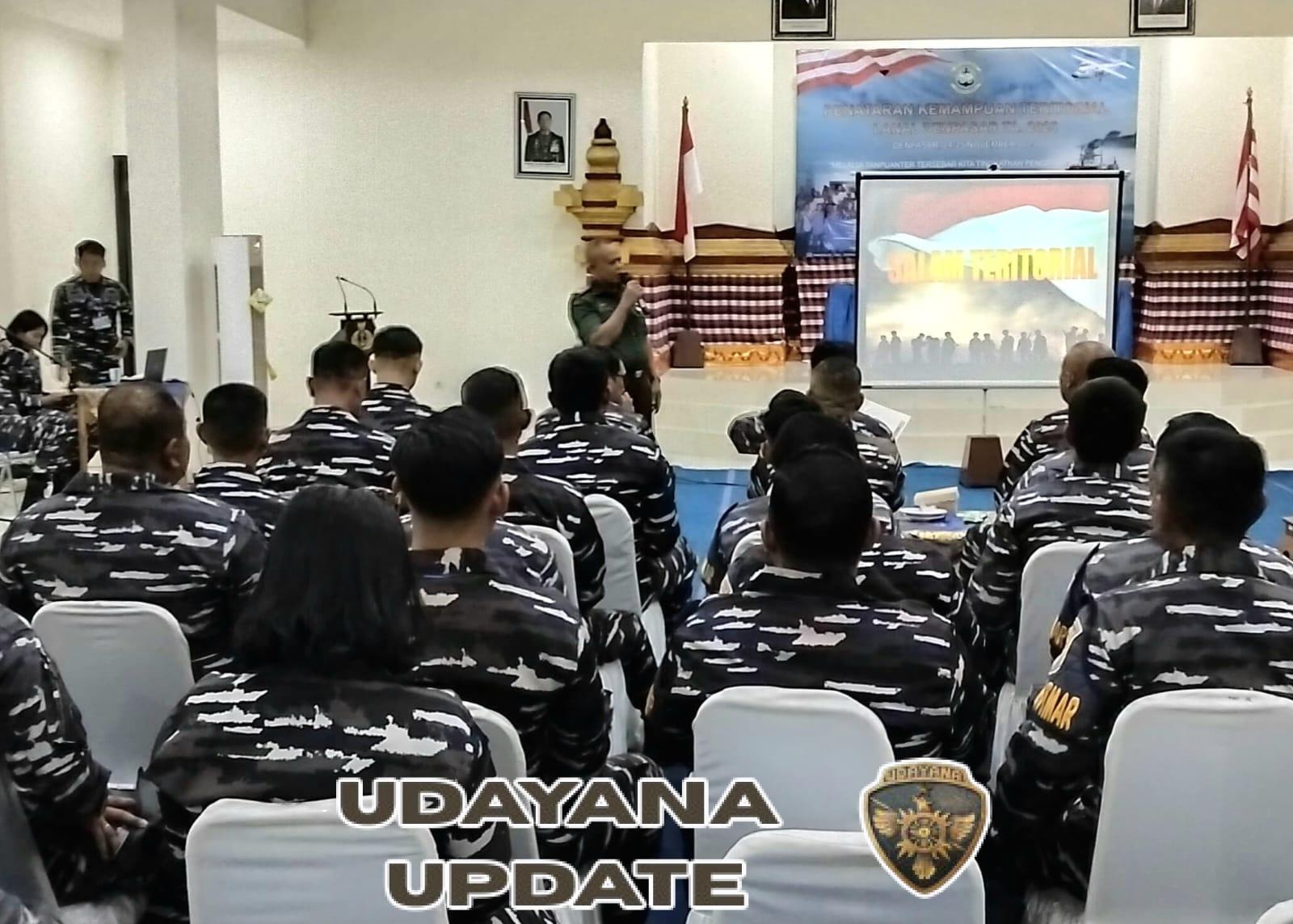 Danramil Denpasar Timur Jadi Narasumber Penataran Katpuan Ter TNI AL, Tingkatkan Kemampuan Teritorial