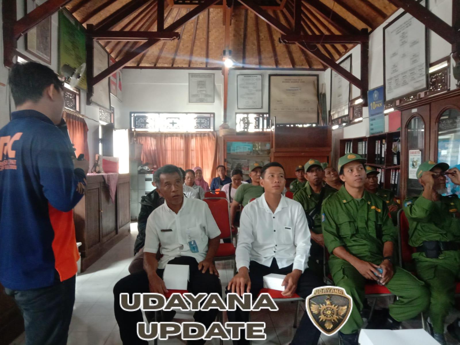 Sinergitas Tanggap Bencana, Babinsa Semarapura Kangin Hadiri Sosialisasi Mitigasi Bencana