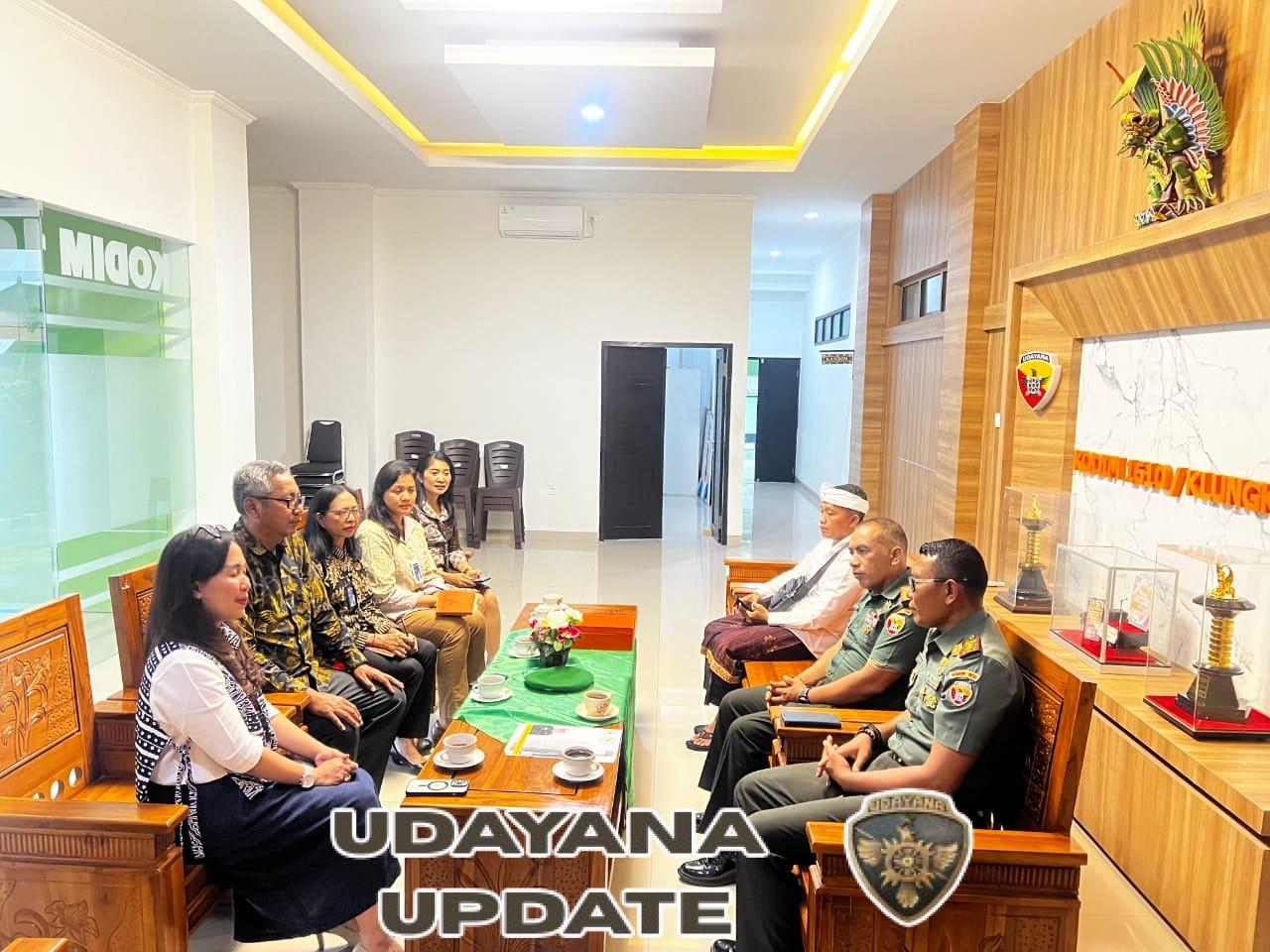 Dandim Klungkung Menerima Audiensi Dari Bank Negara Indonesia