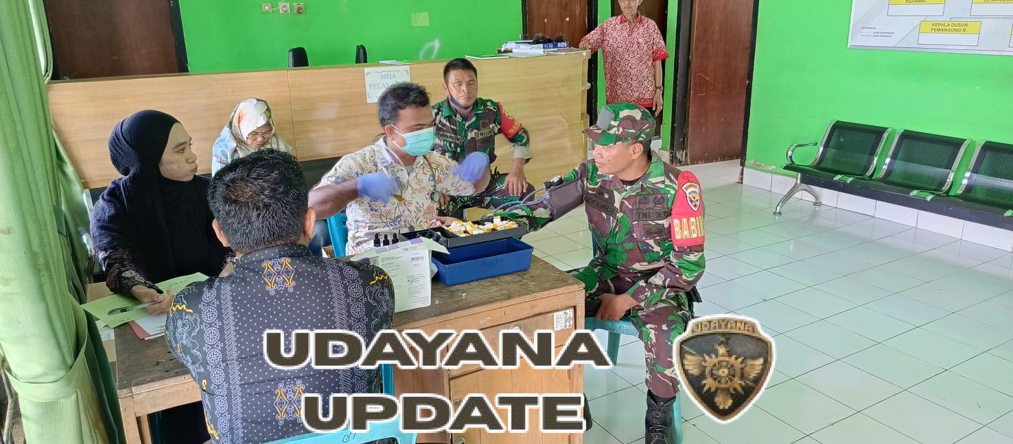 Dukung Kegiatan Sosial, Koramil Ropang Hadir dalam Donor Darah Rutin PMI Sumbawa