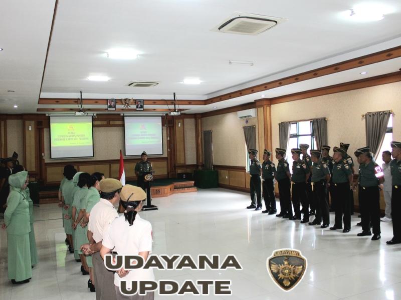 Kodim 1611/Badung Gelar Upacara Laporan Korps Pensiun Personel, Berikan Penghargaan dan Apresiasi