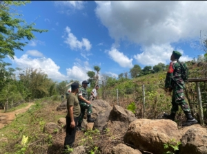 ‎Koramil Ropang Dukung Program Koperasi Merah Putih, Identifikasi Lahan di Kecamatan Lantung