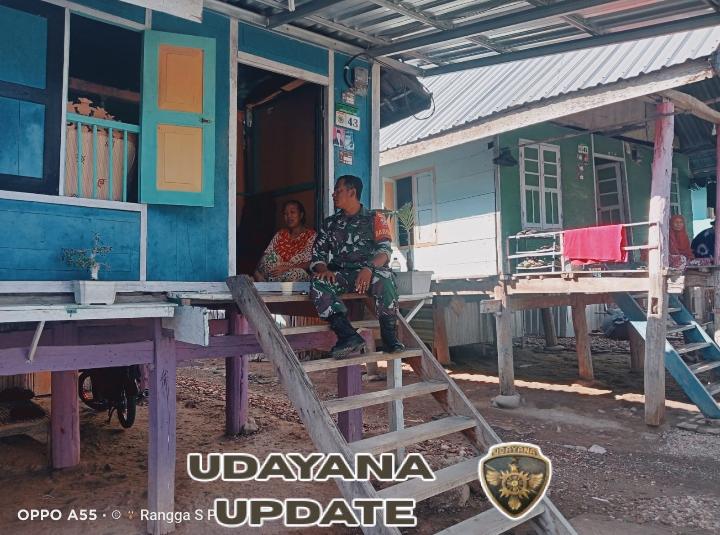 Babinsa Desa Beru Ajak Warga Jaga Kesehatan dan Ketertiban Lingkungan