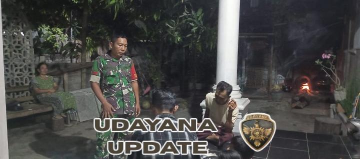 Babinsa Kelurahan Geres Ajak Warga Aktif Ronda Malam dan Tingkatkan Kewaspadaan
