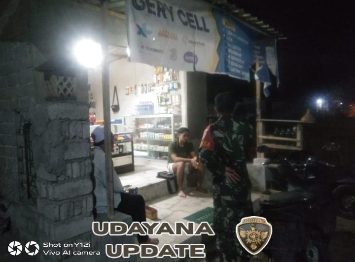 Babinsa Pare Mas Ajak Warga Perkuat Ronda Malam dan Jaga Kekompakan