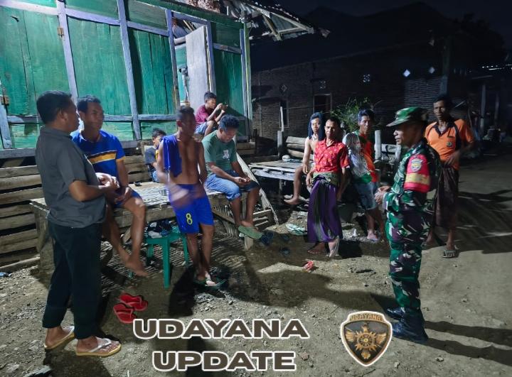 Apel Pengecekan Personil Patroli Siskamling Koramil Woha Berlangsung Lancar