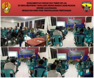Hari ke-23 TMMD ke-126 Kodim 1625/Ngada, Satgas Gelar Penyuluhan Pertanian di Desa Benteng Tawa