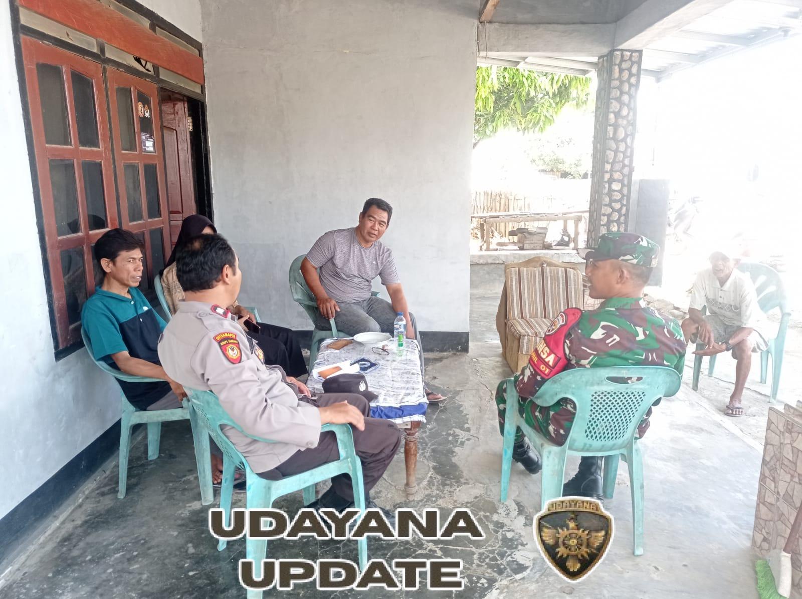 Babinsa Koramil 1628-01/Taliwang Gelar Komsos Bersama Warga di Desa Labuhan Lalar, Wujudkan Lingkungan Aman dan Tertib