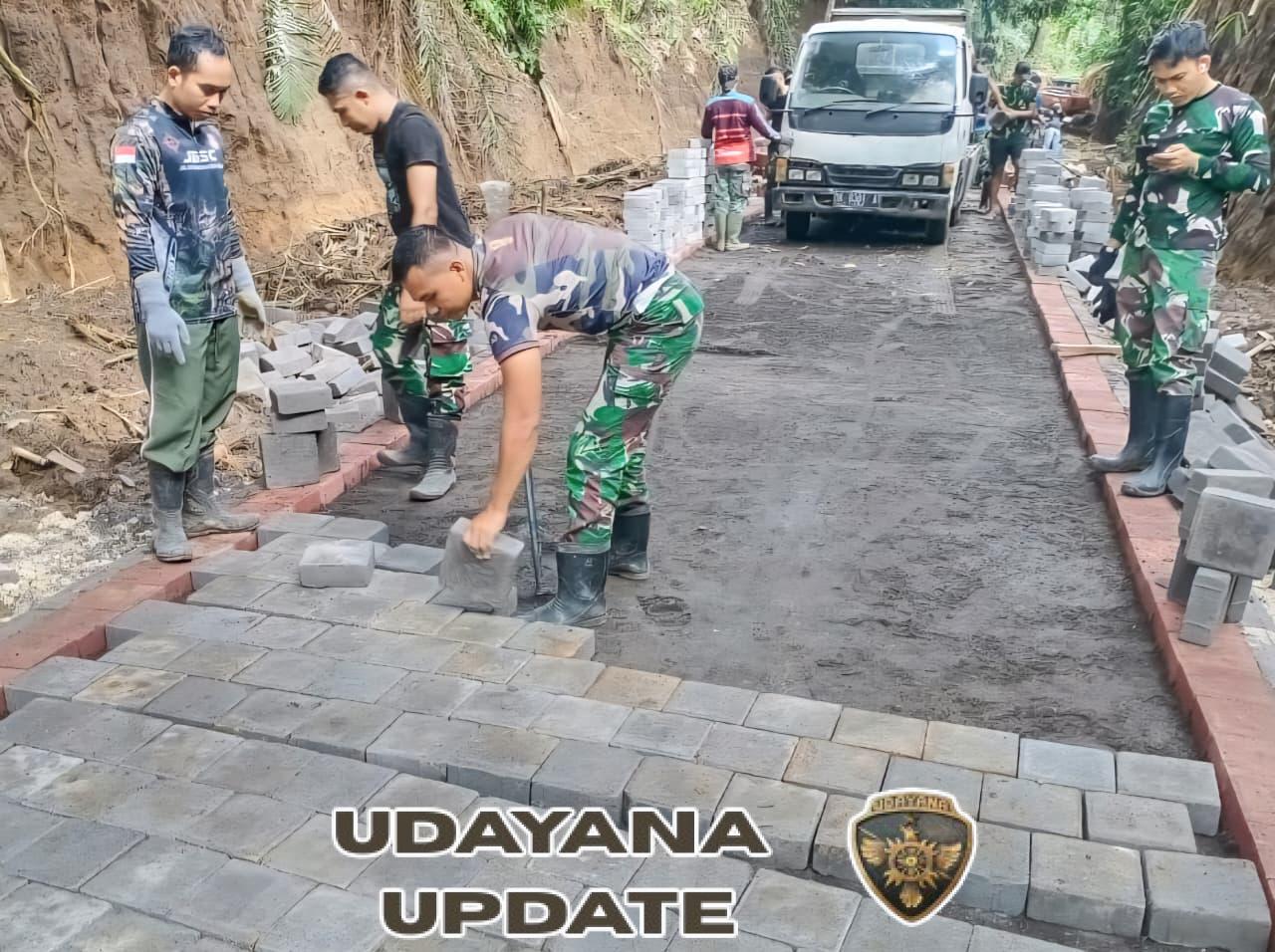 Satgas TMMD Ke-126 Kodim 1611/Badung Upayakan Selesai Pengerjaan Infrastruktur Jalan dalam Waktu Dekat