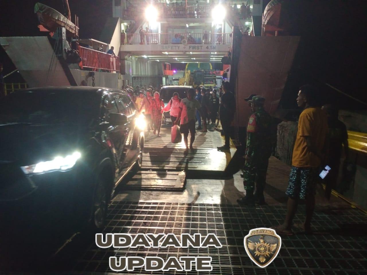 Babinsa Pantai Baru Laksanakan Pengamanan Kedatangan KM Garda Maritim 3