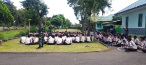Dampingi Kadet KKRI, Pasiter Kodim Klungkung Apresiasi Semangat Juang Dan Antusisme Peserta