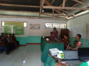 Hadiri Musrenbangdes, Babinsa Sertu Yakop Potta Tegaskan Tingkatkan Penanganan Stunting