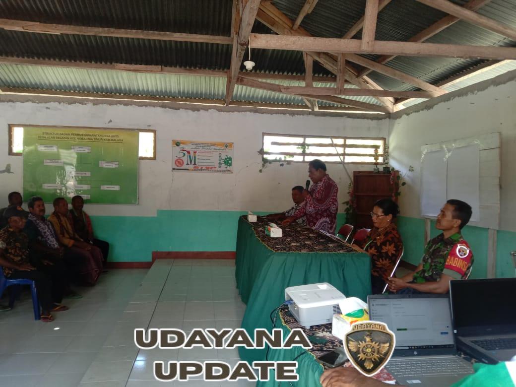 Hadiri Musrenbangdes, Babinsa Sertu Yakop Potta Tegaskan Tingkatkan Penanganan Stunting