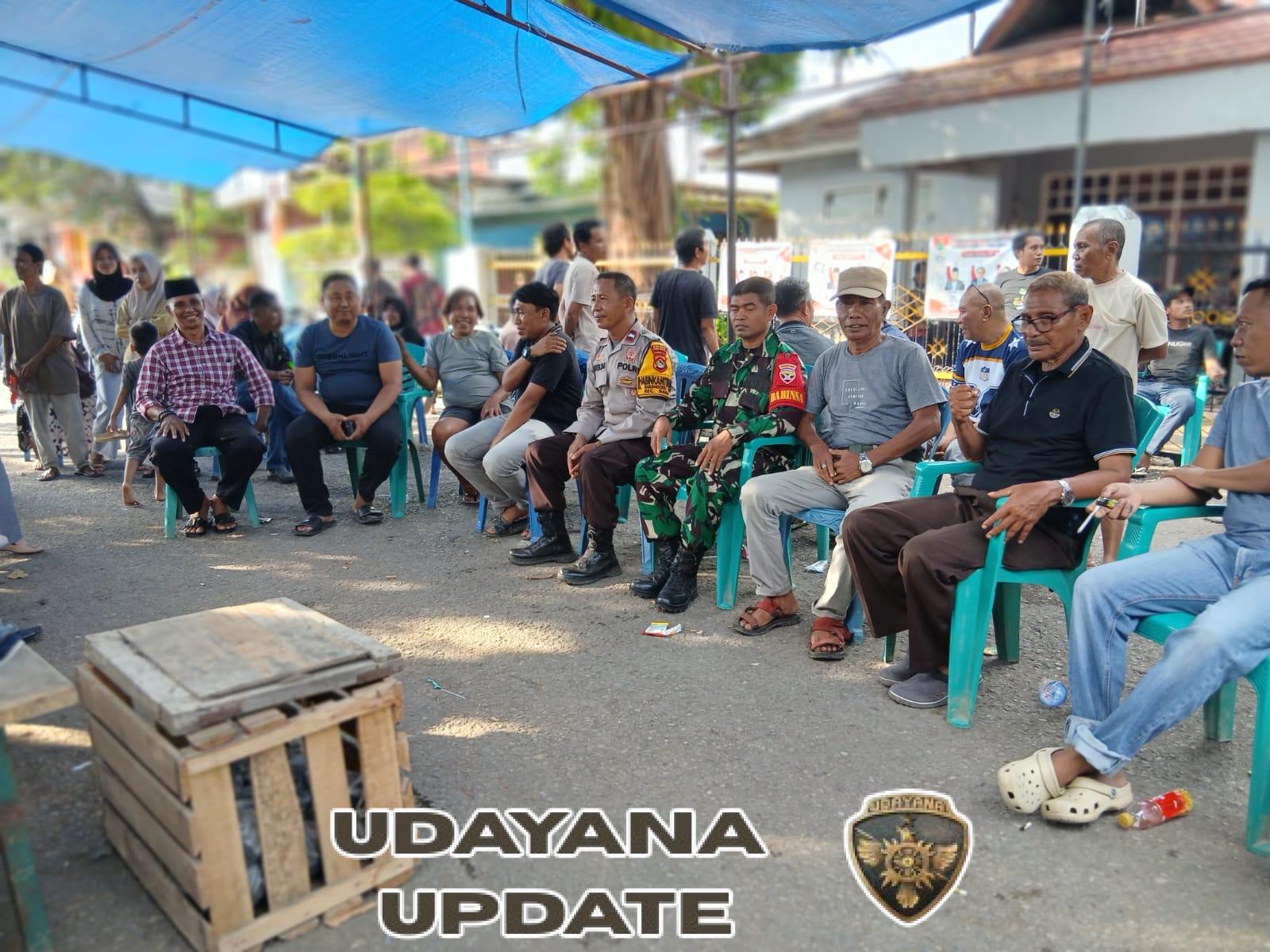 Babinsa Serda Syamsudin Pimpin Pengamanan Ketat Pemilihan RW dan RT di Rabangodu Utara