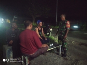 ‎Koramil 1607-04/Alas Gencarkan Patroli Malam Jaga Kamtibmas di Wilayah