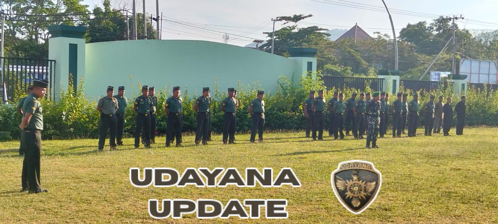 Upacara Pengibaran Bendera di Makodim 1630/Mabar Wujudkan Semangat Nasionalisme Prajurit